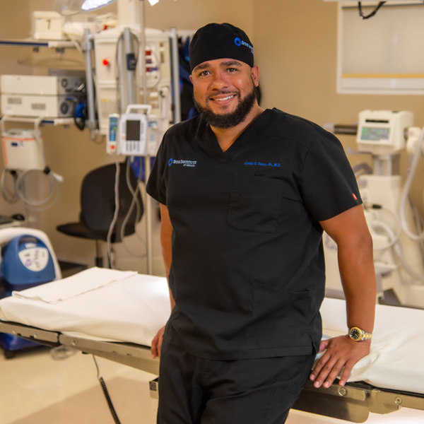 Dr. Perry in operating room